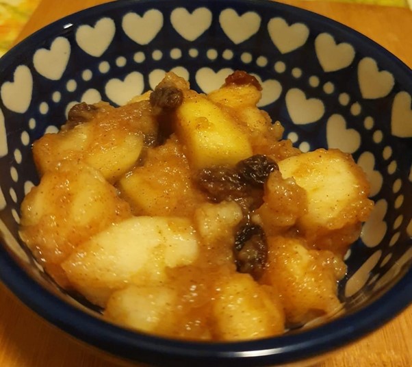 Protected: Stewed Apples With Cinnamon And Raisins